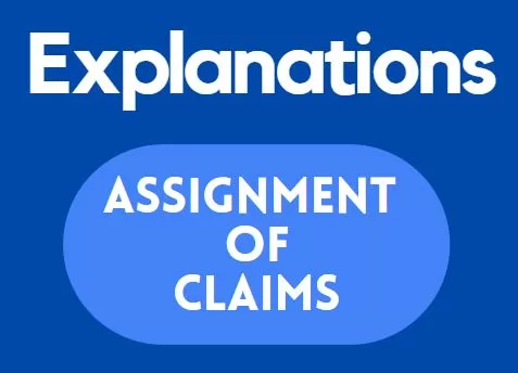 Assignment of Claims