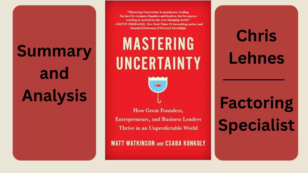 Mastering Uncertainty in Business by Matt Watkinson & Csaba Konkoly - The authors argue against relying on simplistic formulas and highlight the non-linear nature of events and technological development. Key themes include embracing uncertainty, the role of chance and small events, the evolution of technology, the pitfalls of conventional business wisdom, the critical role of social capital, effective selling and negotiation techniques, the process of building and growing a business, the dangers of destructive goal pursuit and metric fixation, and the importance of psychological safety and diversity in organizations. The pursuit of mastery and developing a strong inner-directed identity are presented as powerful tools for personal and professional growth.