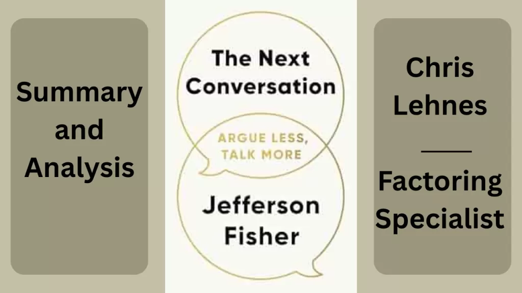 The Next Conversation by Jefferson Fisher - Summary and Analysis