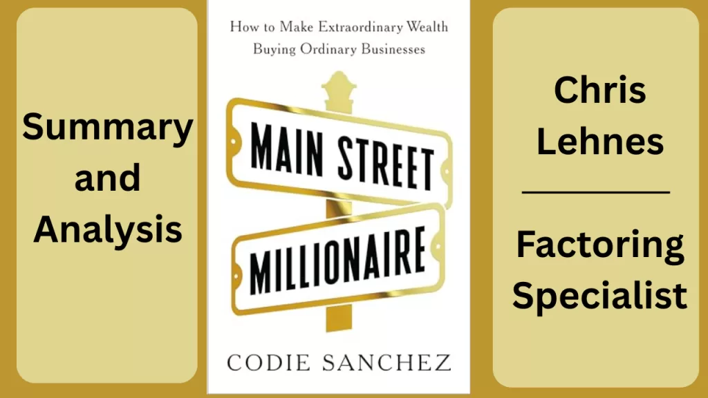 Main Street Millionaire by Codie Sanchez advocates for acquiring established, cash-flowing small businesses as the most overlooked and effective path to extraordinary wealth and financial freedom. Challenging the conventional wisdom of high-stakes startups or corporate careers, Sanchez argues that "boring businesses"—such as laundromats, car washes, and repair shops—offer dependable profits, often for little or no money down, through strategies like seller financing.