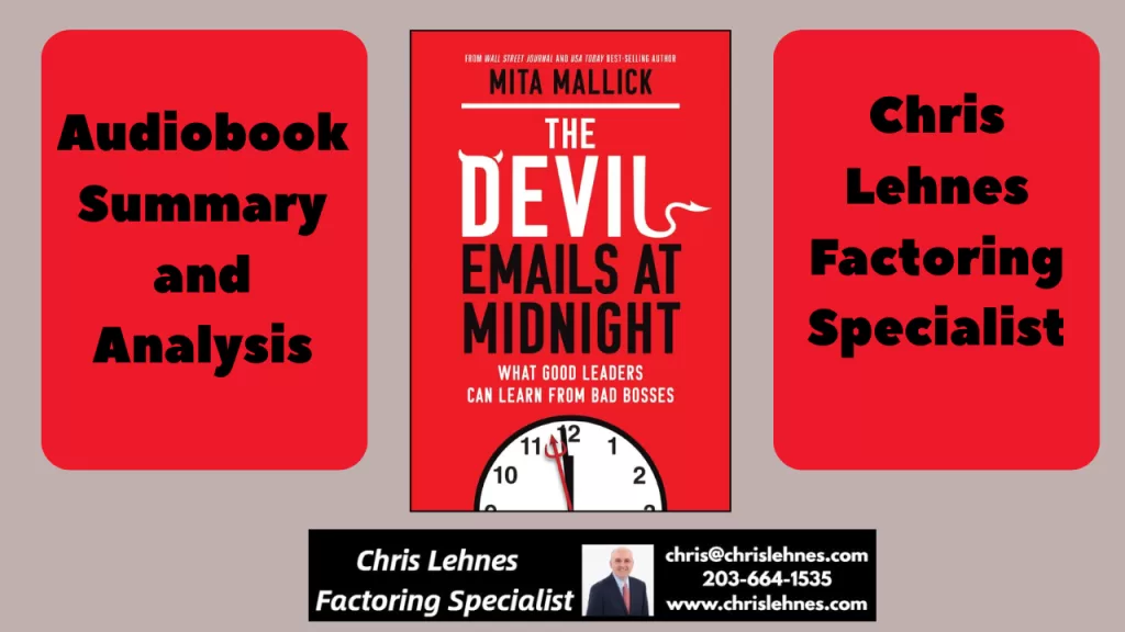 The Devil Emails at Midnight: What Good Leaders Can Learn from Bad Bosses by Mita Mallick details numerous negative experiences with different types of poor management—referred to as "bad bosses"—such as the "Devil" (unavailable boss), the "Sheriff" (bully), the "Napper" (disengaged leader), the "Chopper" (micromanager), and others. Mallick contrasts these toxic behaviors with principles of good leadership, including the importance of time management, addressing microaggressions, fostering inclusion, and avoiding pitfalls like toxic positivity and taking credit for others' work. The work is framed as a self-reflective journey for leaders to prevent themselves from adopting these harmful habits, emphasizing that accountability and empathy are crucial for building positive and inclusive workplaces.