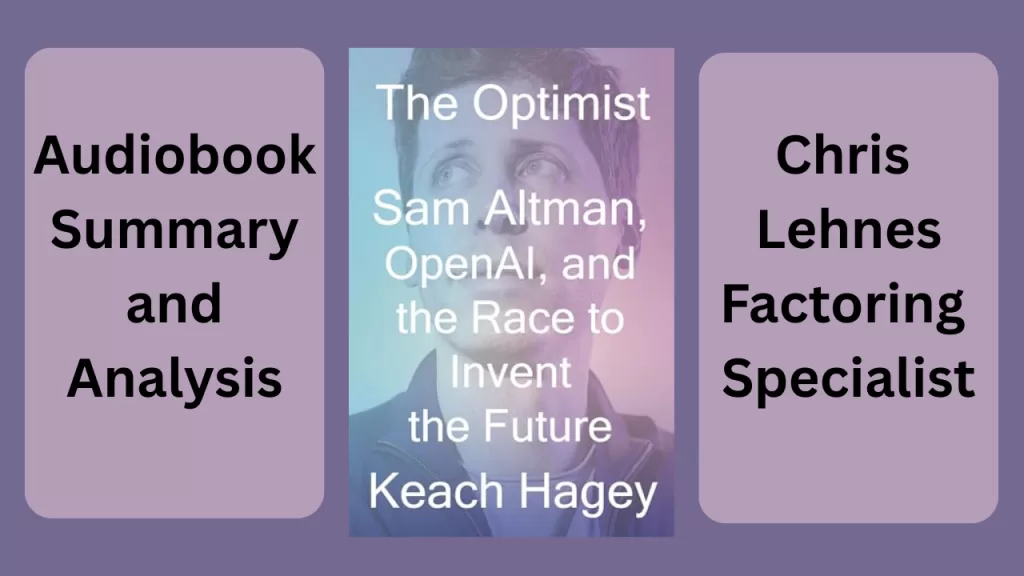 The Optimist chronicles the life and career of Sam Altman, the CEO of OpenAI. The analysis reveals Altman as a brilliant dealmaker and a central figure in Silicon Valley, driven by an almost religious conviction in technological progress. His career is marked by a pattern of immense ambition, a talent for securing capital and influence, and a recurring tendency to move too fast for those around him, leading to internal conflicts at both his first startup, Loopt, and most consequentially, at OpenAI.