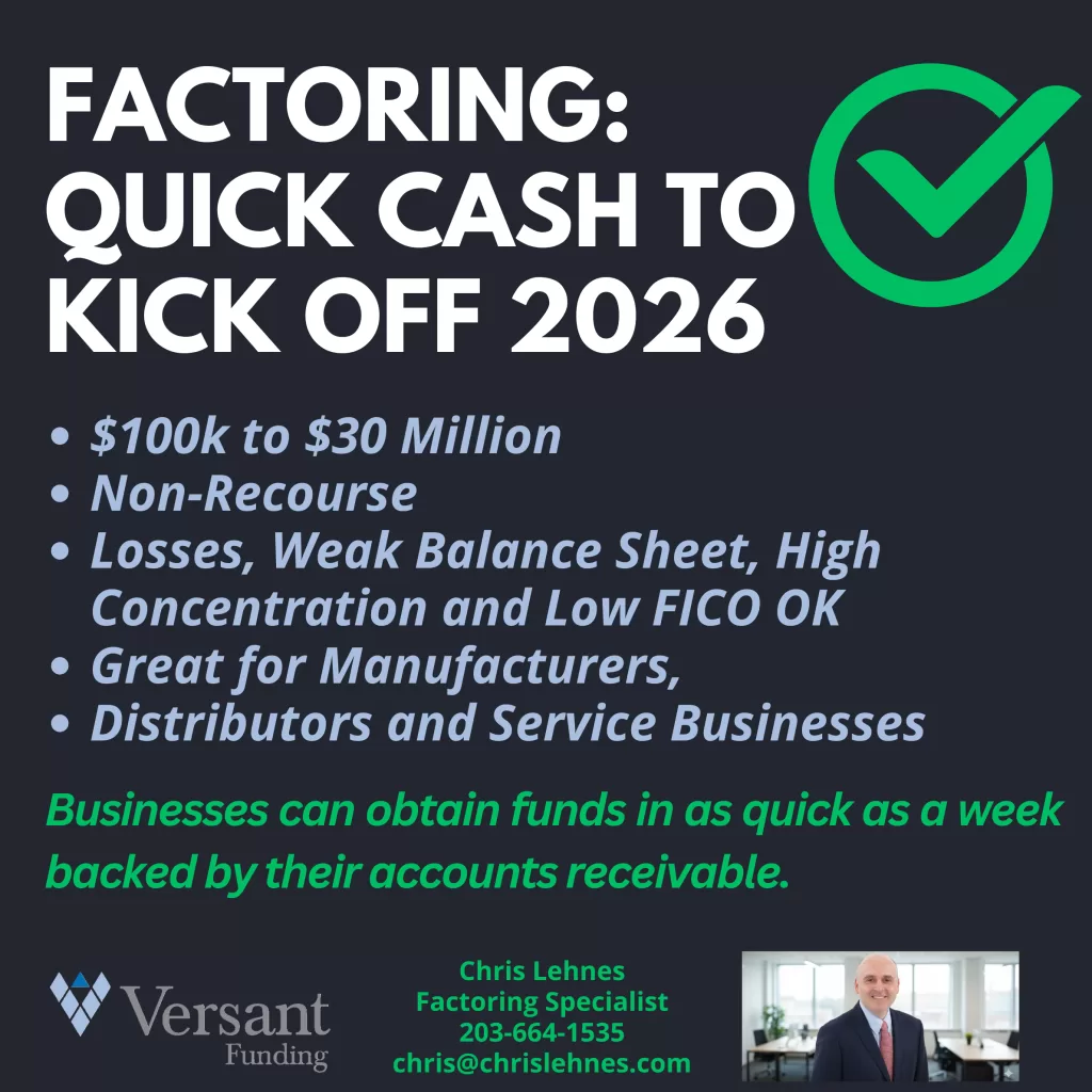 Factoring: Quick Cash to Kick Off the Year