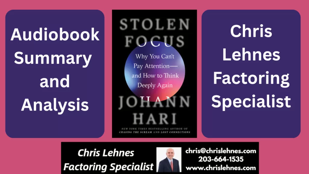 In Stolen Focus author Johann Hari investigates the modern erosion of human attention through personal anecdotes and scientific research. He argues that our inability to focus is not a personal failure of willpower but a result of systemic environmental factors, including the rise of surveillance capitalism and addictive technology. The text highlights how digital platforms use algorithms to maximize screen time, which disrupts our flow states and capacity for deep thought. Hari describes his own digital detox in Provincetown to illustrate that individual isolation is an insufficient long-term solution to a global crisis. Ultimately, the book calls for an "Attention Rebellion" to reclaim our minds from corporate and structural forces that prioritize speed over depth. Through interviews with experts, he explores how better sleep, nutrition, and play are essential to restoring our collective focus.