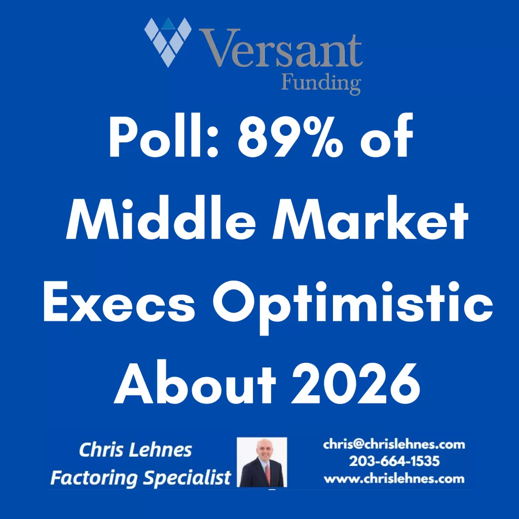 Survey: 89% of Middle Market Execs Optimistic About 2026