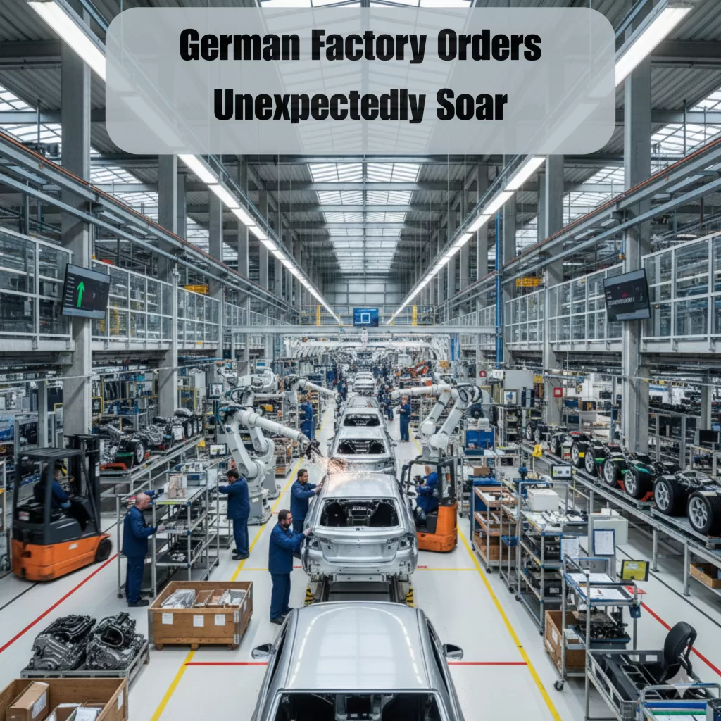German Factory Orders Unexpectedly Soar as Industrial Rebound Gathers Pace
