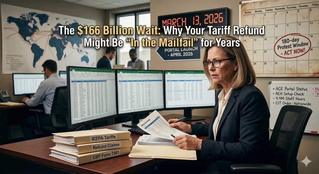 The $166 Billion Wait: Why Your Tariff Refund Might Be "In the Mail" for Years