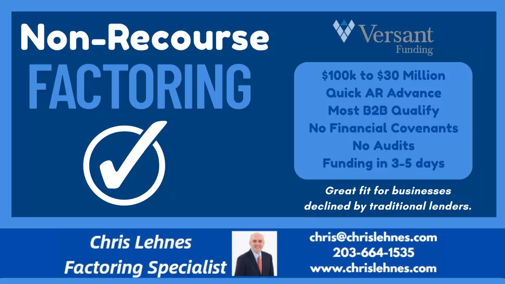 Non-Recourse Factoring - Access Quick Cash Against AR