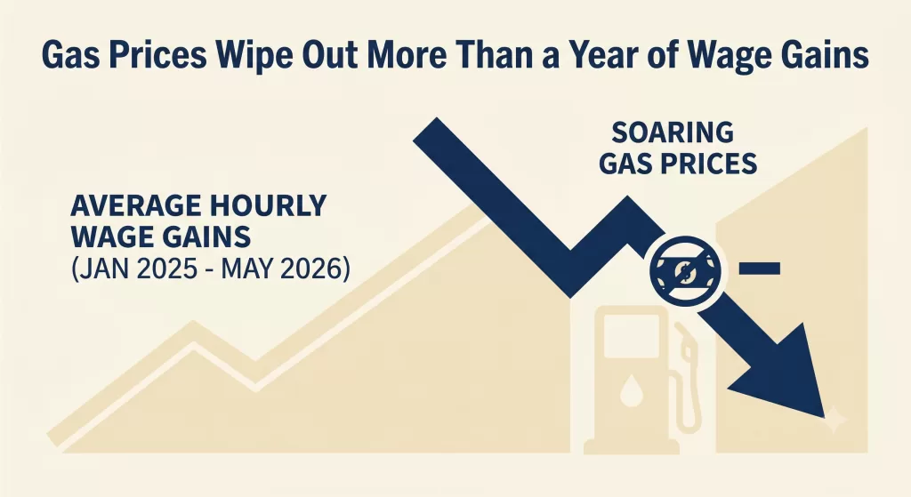 Gas Prices Obliterate  More Than a Year of Wage Gains